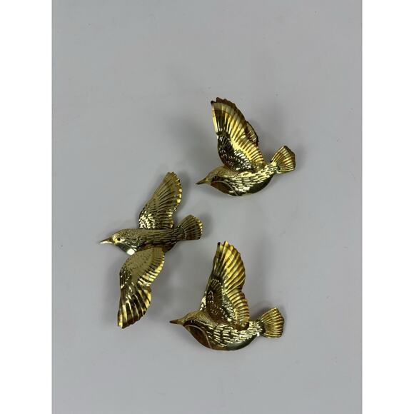 Luxe Gold Bird Wall Decor Set - Picture 7 of 13